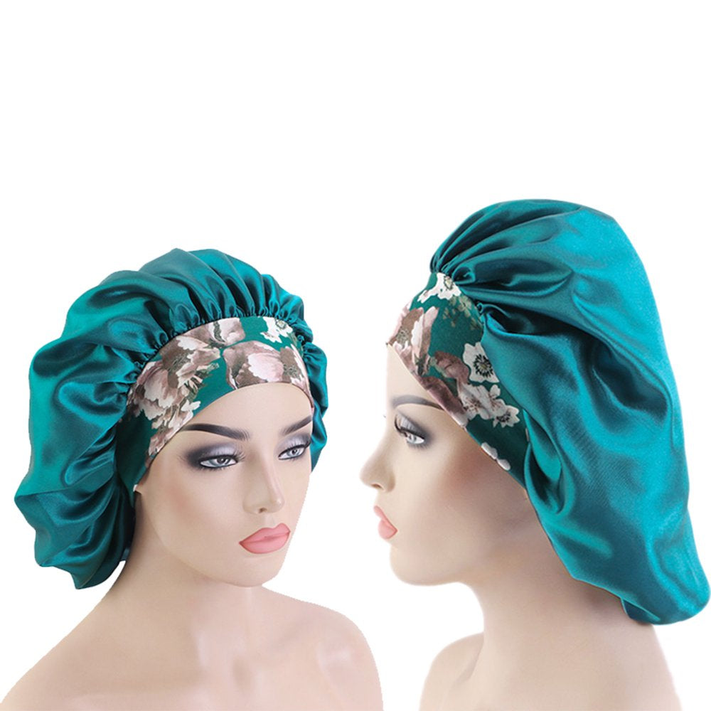 "Golden Dreams Hair Bonnet Set - Enhance Your Beauty Sleep and Elevate Your Curls!"