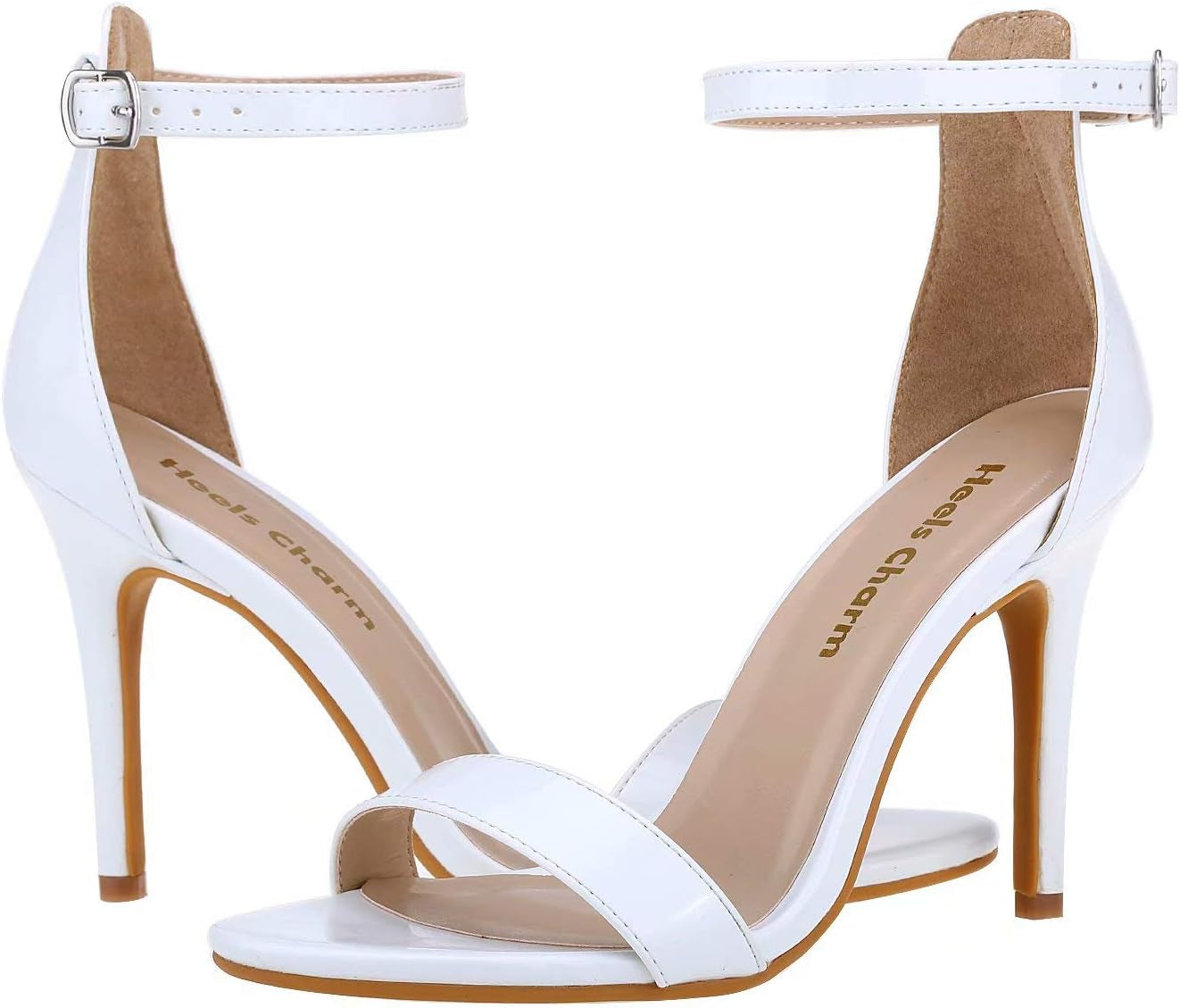 "Stylish Strappy Stiletto Heeled Sandals - Elevate Your Look for Any Special Occasion!"