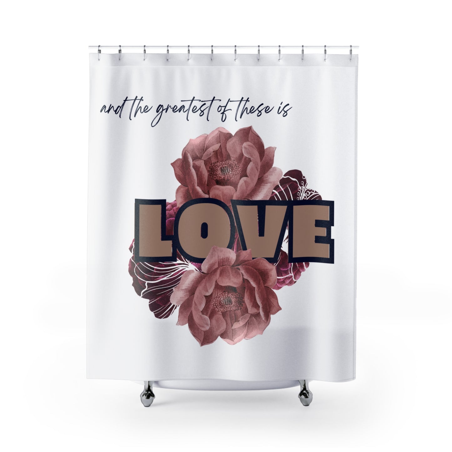 "Love" Shower Curtain