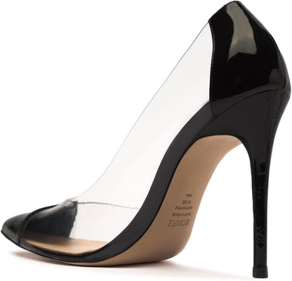 Clear Elegance: Women's Pointed Toe Pump Heels