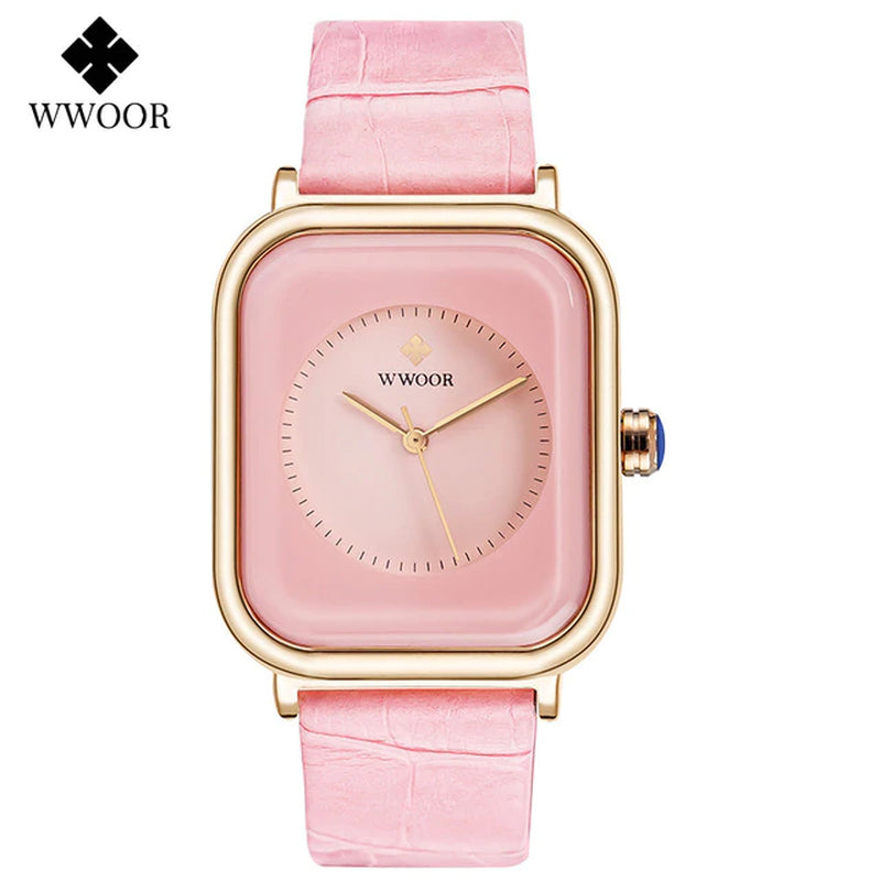 Elegant Waterproof Women's Quartz Watch in Luxurious Purple